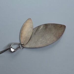 Sterling Two Leaf Necklace